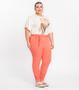 Imagem de Calça Feminina Plus Size Linho Strong Secret Glam Rosa