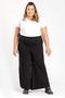 Imagem de Calça Feminina Plus Size Pantalona Moletinho de Viscose c/ Elastano - Serena