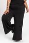 Imagem de Calça Feminina Plus Size Pantalona Moletinho de Viscose c/ Elastano - Serena