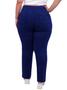 Imagem de Calça Feminina Plus Size, Sarja Azul, Cigarrete