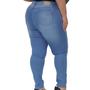 Imagem de Calça Feminina Plus Size Skinny Lavagem Clara Premium