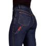 Imagem de Calça Feminina Reta Cintura Alta Modelo Carpinteira Estilo Country 34 Ao 48 Coll Jeans