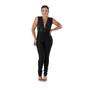 Imagem de Calça Feminina Skinny Com Botões Cós Anatômico Sofisticação e Elegância Toda ocasião