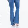 Imagem de Calça Flare Jeans Feminina Biotipo Cintura Media Premium Top Qualidade