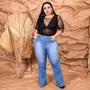 Imagem de Calça flare plus size- com lycra e alta qualidade