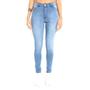 Imagem de Calça Hot Pant Feminina Skinny Jeans Azul Médio Lady Rock