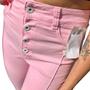 Imagem de Calça Hot Pants Color Botoes Feminina