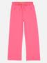 Imagem de Calça Infantil Menina Wide Leg Rosa Neon Catavento