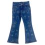 Imagem de Calça Infantil República Caipira Jeans Charlote C/ Bordado Estrelas E Ferradura C/ Brilho Ref:2028