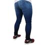 Imagem de Calça Jeans Azul Skinny Com Respingos Degrade Masculina