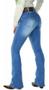 Imagem de Calça Jeans Country Feminina Radade Super Flare Delavê