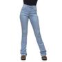 Imagem de Calça Jeans Delavê Feminina Flare com Elastano Original Western 26230