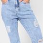 Imagem de Calça Jeans Ecxo Wide Leg Feminina