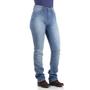 Imagem de Calça Jeans Feminina Azul Cintura Alta com Elastano Wrangler Original 28415