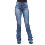 Imagem de Calça Jeans Feminina  Boot Cut Com Strass Os Vaqueiros 36929