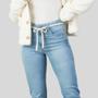 Imagem de Calça jeans feminina boot cut gancho medio azul claro