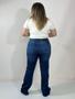 Imagem de Calça Jeans Feminina BootCut Cintura Alta Modela Barriga 