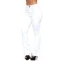 Imagem de Calça Jeans Feminina Branca Flare Com Elastano