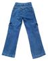 Imagem de Calça Jeans Feminina Cargo Pantalona Infantil Juvenil (6289)