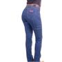 Imagem de Calça Jeans Feminina Carpinteira Strech Azul Escuro Alabama