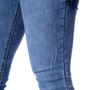 Imagem de Calça Jeans Feminina Eagle Rose Cigarrete Azul