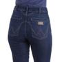 Imagem de Calça Jeans Feminina Flare Azul com Elastano Wrangler