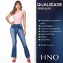 Imagem de Calça Jeans Feminina HNO Petit Flare Para Baixinhas