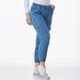 Imagem de Calça Jeans Feminina Jogger HNO Cargo Azul Claro