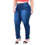 Imagem de Calça Jeans Feminina Lycra Plus Size Gg Skinny Cintura Alta basica