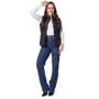 Imagem de Calça Jeans Feminina Max Denim Flare Azul Escuro