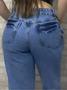 Imagem de Calça Jeans Feminina Pantalona Flare Top Lançamento 