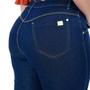 Imagem de Calca Jeans Feminina Plus Size Cintura Alta Com Lycra Strech