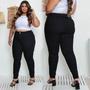 Imagem de Calça Jeans Feminina Plus Size Cintura Alta Efeito Empina Bumbum
