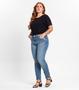 Imagem de Calça Jeans Feminina Plus Size Secret Glam Azul