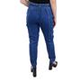 Imagem de Calça Jeans Feminina Recuzza Cargo Azul Escuro - 10701