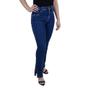 Imagem de Calça Jeans Feminina Sawary Reta Azul Escuro - 275426