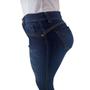 Imagem de Calça Jeans Feminina Skinny Cintura Alta Modela Bumbum