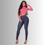 Imagem de Calça Jeans Feminina Skinny Super Modeladora Com Muita Lycra Cintura Alta