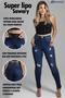 Imagem de Calça Jeans Feminina Super Lipo Cintura Alta Empina Bumbum Original com Cinta Modeladora