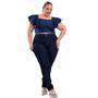 Imagem de Calça Jeans Feminino Plus Size 48-64 com Elastano Modelo Curve