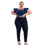 Imagem de Calça Jeans Feminino Plus Size 48-64 com Elastano Modelo Curve