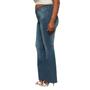 Imagem de Calça Jeans Flare Feminina Plus Size Lavagem Clara Tecido Premium