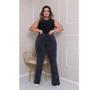 Imagem de Calça Jeans Flare Plus Size Marmorizada com bolso e com lycra