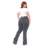 Imagem de Calça Jeans Flare Plus Size Marmorizada com bolso e com lycra