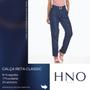 Imagem de Calça Jeans HNO Reta Mom Classic com Cinto Azul Marinho