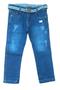 Imagem de Calça Jeans Infantil E Juvenil Menino Com Cinto