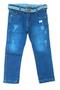 Imagem de Calça Jeans Infantil E Juvenil Menino Com Cinto