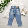 Imagem de Calça Jeans Infantil Menina Blogueirinha Destroyed 1/8 Anos 