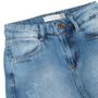 Imagem de Calça Jeans Infantil Trajadinhos Wide Leg Azul