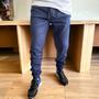 Imagem de Calça jeans Jogger clara slim lisa masculina jogger varias cores